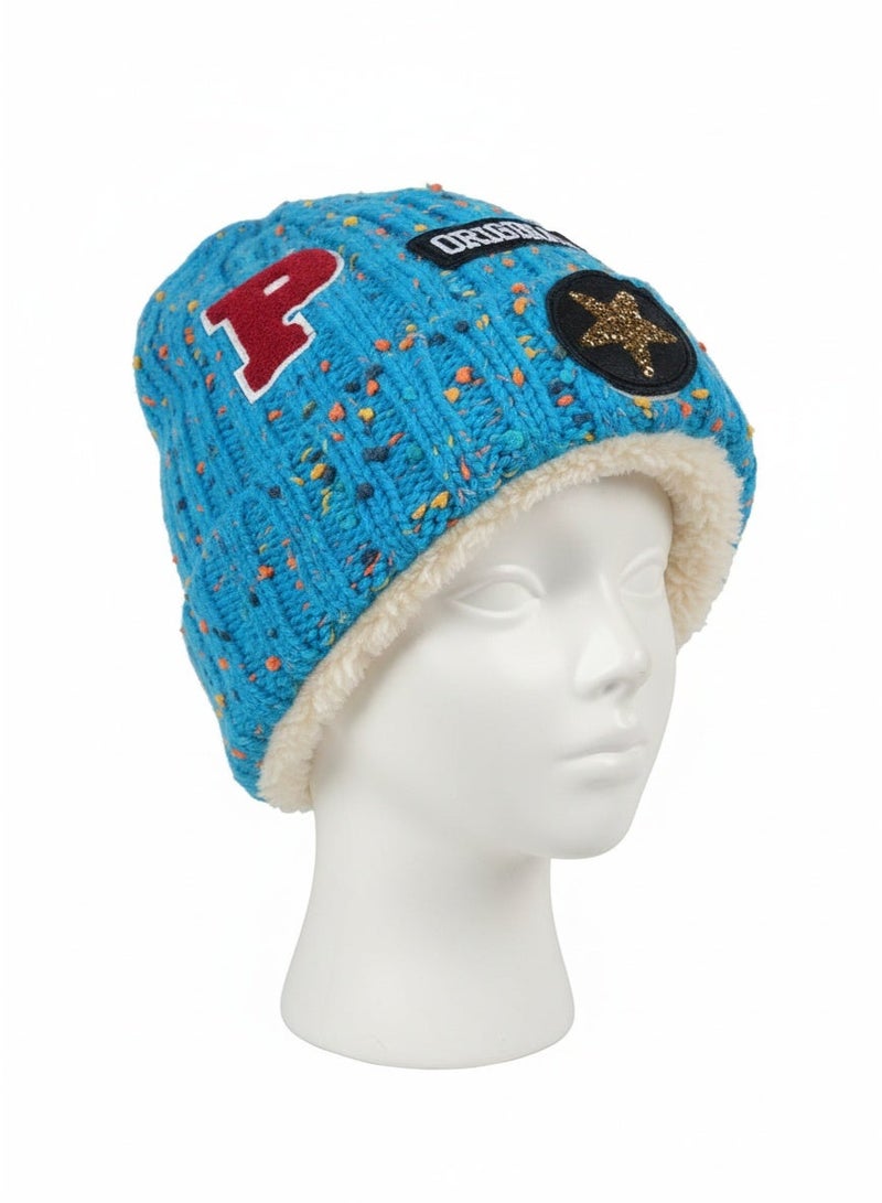 Children's Winter Beanie with Soft Fleece Lining - A stylish design and cheerful colors for ultimate warmth in the harshest winter weather.